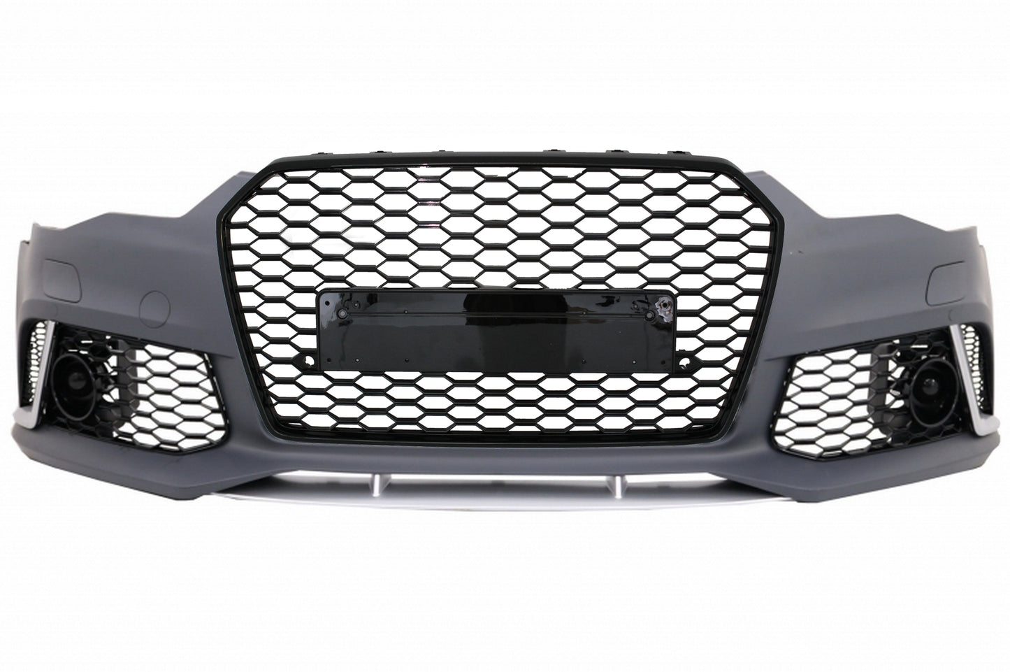 Frontstoßstange für Audi A6 C7 4G 11-15 Add-On Spoiler Lippe RS6 Look CarPartsTuning
