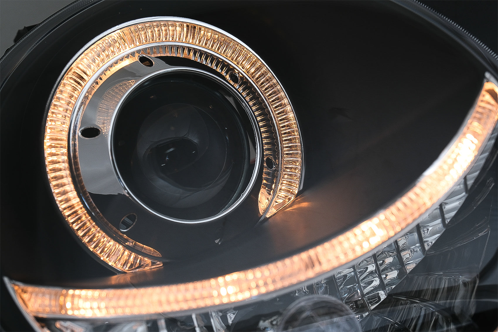 Angel Eyes Scheinwerfer Halo-Felgen für VW Polo 9N 11.2001-04.2005 Schwarz H7 CarPartsTuning