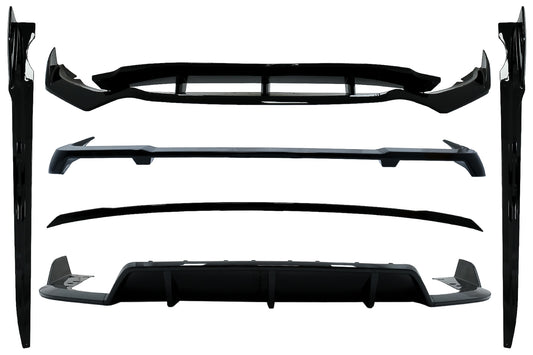 Aero Body Kit passend für BMW X5 G05 (2018-up) M-Tech Black Knight Design Piano Black KITT