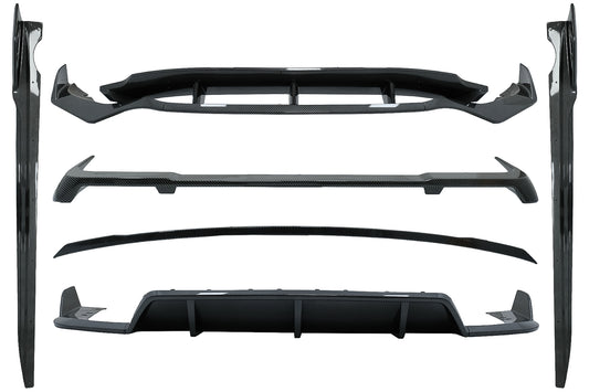 Aero Bodykit für BMW X5 G05 2018+ M-Tech Black Knight Design Kohlefaser CarPartsTuning