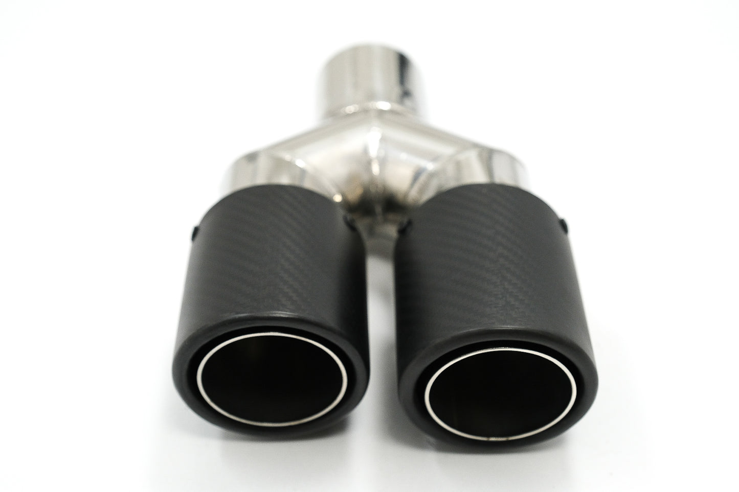 Universal-Auspuffblende Matt Kohlefaser Einlass 5,8 Cm Linke Seite KITT