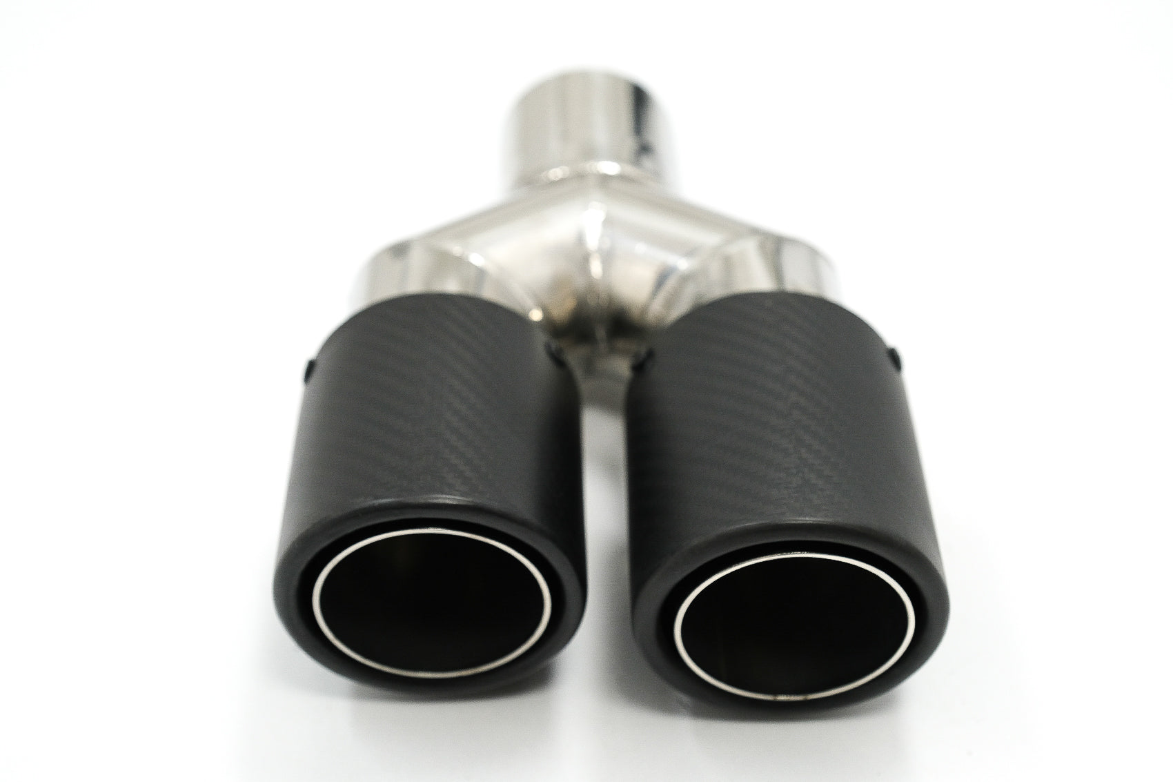 Universal-Auspuffblende Matt Kohlefaser Einlass 5,8 Cm Linke Seite KITT