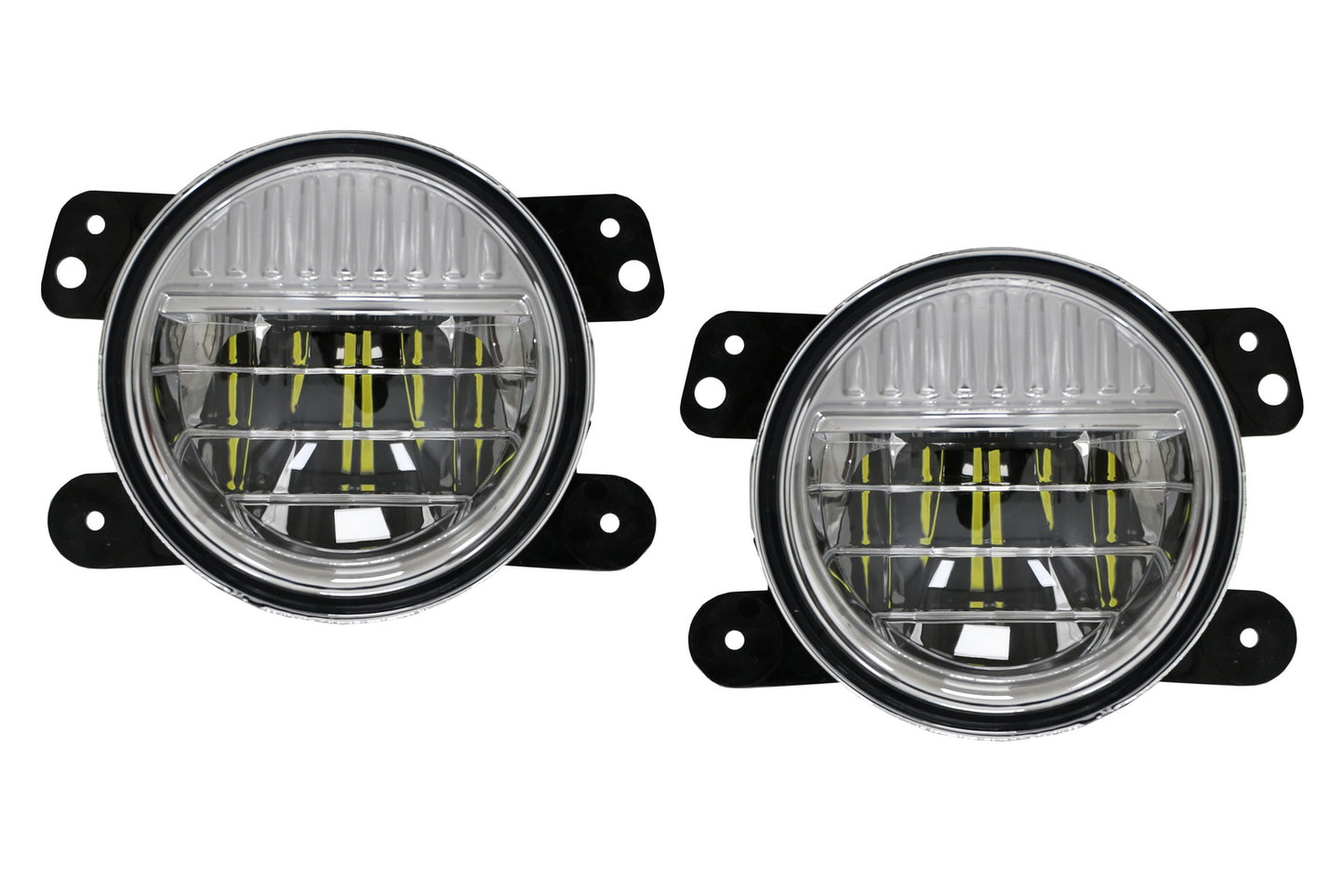 Full LED Nebelscheinwerfer 4 Zoll für JEEP Wrangler JK TJ JL 1996-2018 CarPartsTuning