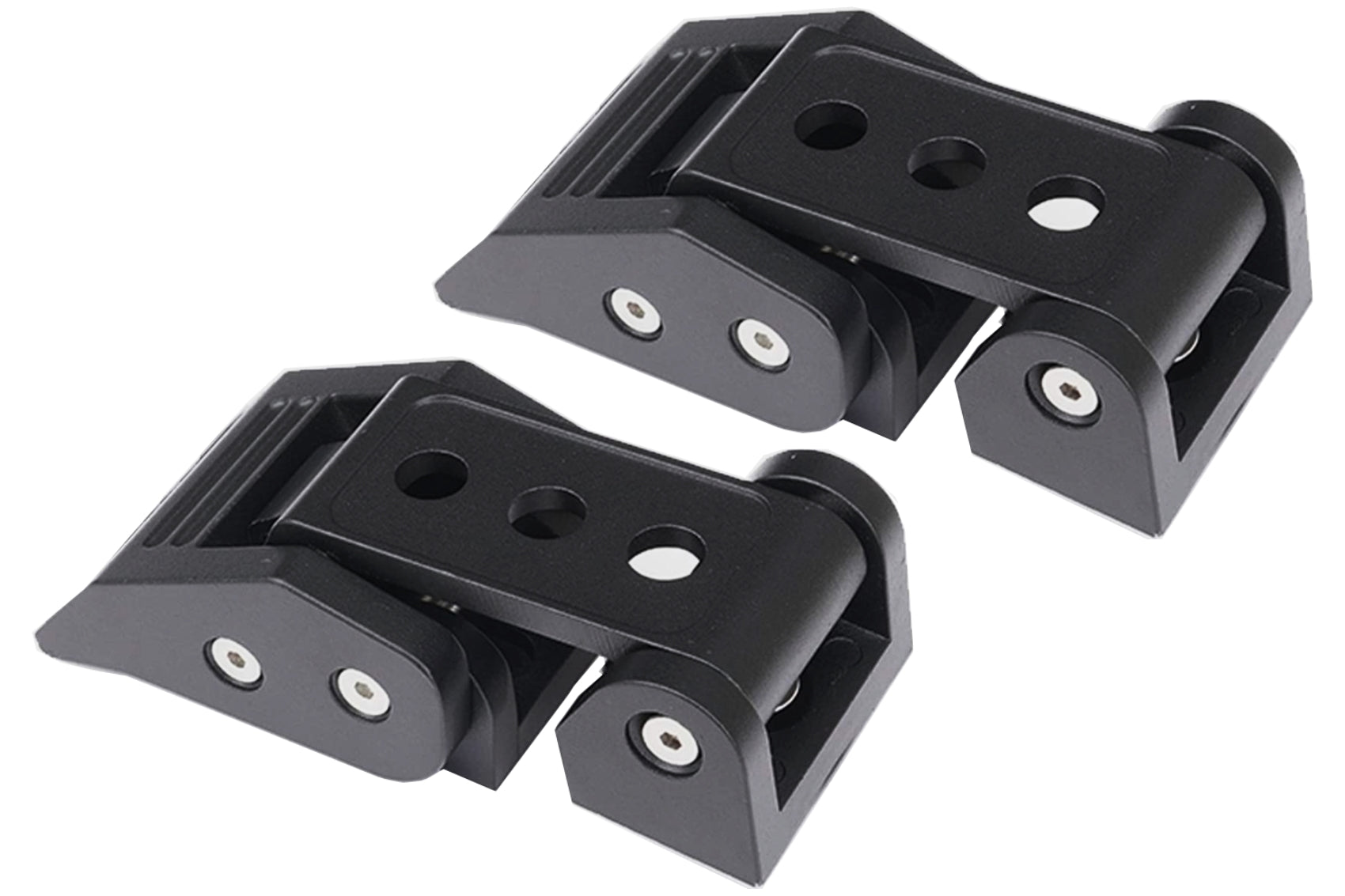 Motorhaubenverriegelungssatz Passend Für Jeep WranGLEr JK JL (2007-2018) Satinschwarzes Finish KITT