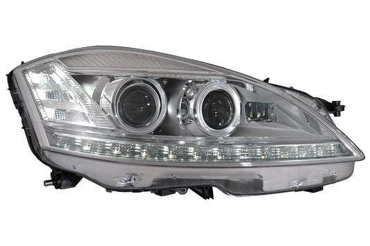 LED-Scheinwerfer für Mercedes S W221 2005-2009 Facelift Look Dynamisch Lichter CarPartsTuning