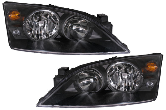 LED TFL Tagfahrlicht Scheinwerfer Xenon Look für FORD Focus III 11-14 Schwarz- CarPartsTuning