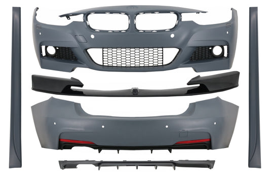 Bodykit Frontsplitter Diffusor für BMW 3 F30 11-19 M-Performance Look Kohlenstoff CarPartsTuning