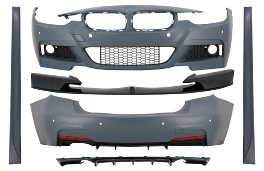 Bodykit Frontsplitter Diffusor Doppelt für BMW 3 F30 11-19 M-Performance Look CarPartsTuning