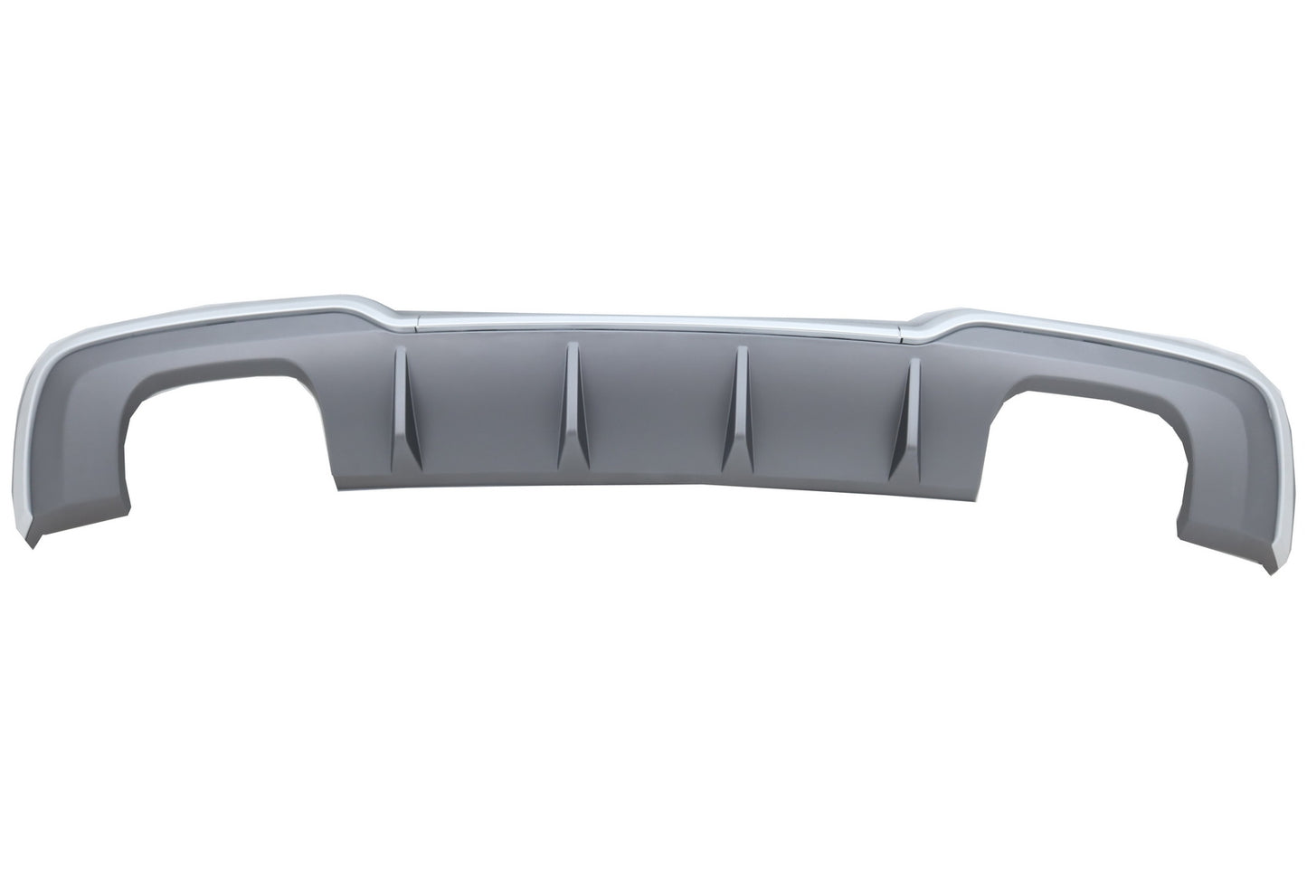 Diffusor Auspuff für Audi A3 8V Schrägheck Sportback 16-19 S-Line Stoßstange S3 Look CarPartsTuning