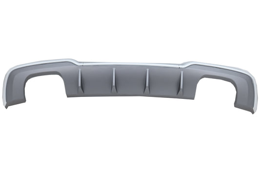Diffusor Auspuff für Audi A3 8V Schrägheck Sportback 16-19 S-Line Stoßstange S3 Look CarPartsTuning