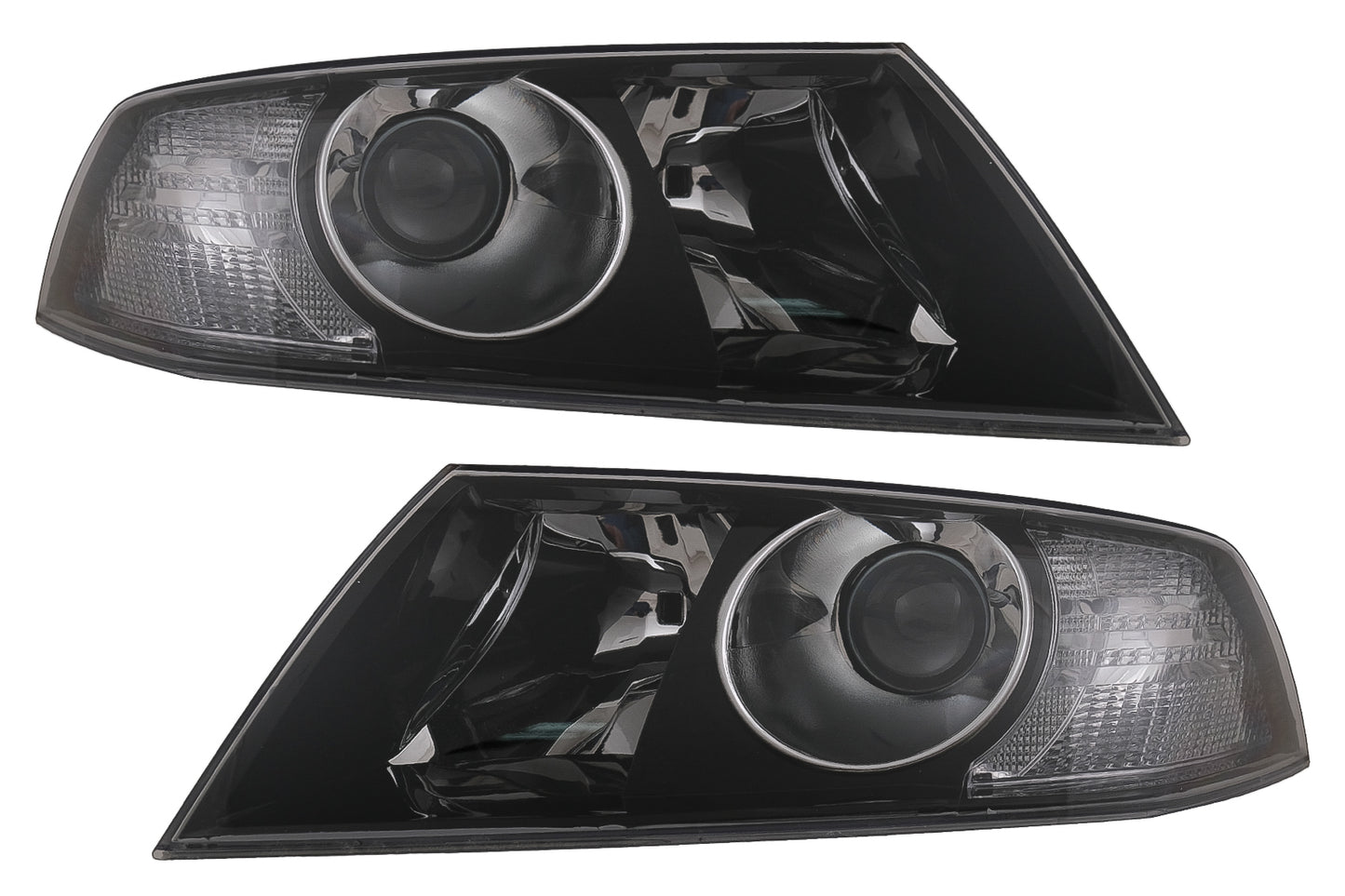 Scheinwerfer für Skoda Octavia II 2004-2008 Lampe Schwarz CarPartsTuning