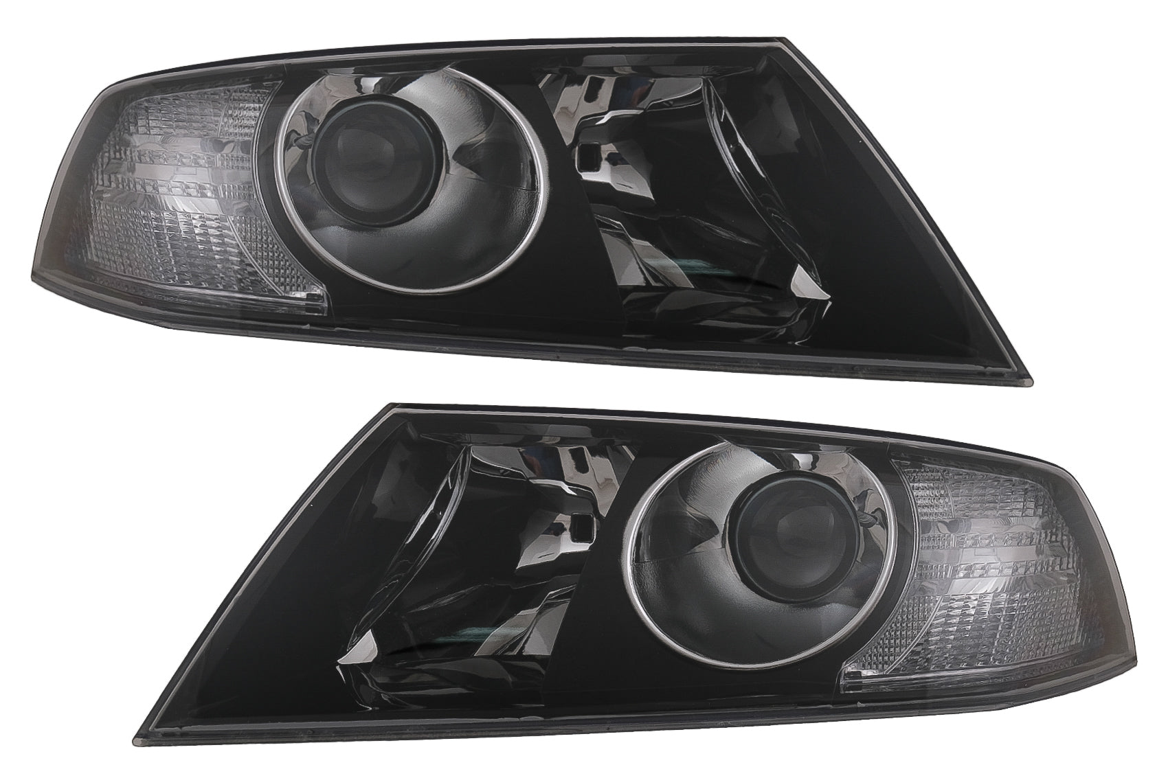 Scheinwerfer für Skoda Octavia II 2004-2008 Lampe Schwarz CarPartsTuning