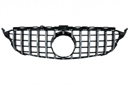 Stoßstange Gitter Ohne Kamera Diffusor Tipps für MERCEDES C W205 S205 14-18 C63 Look CarPartsTuning