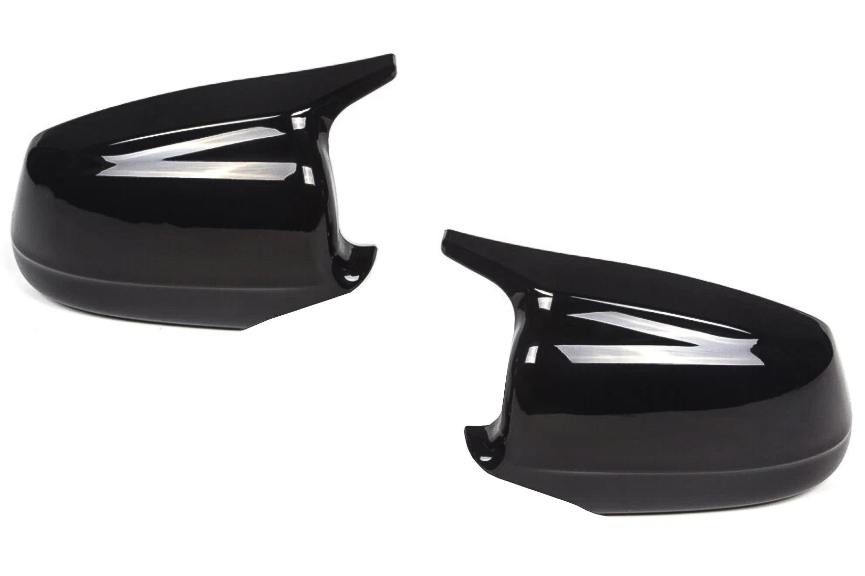 Spiegelabdeckungen für BMW 5er F10 F11 F18 Non LCI 07.10-13 Glänzend schwarz M Look CarPartsTuning