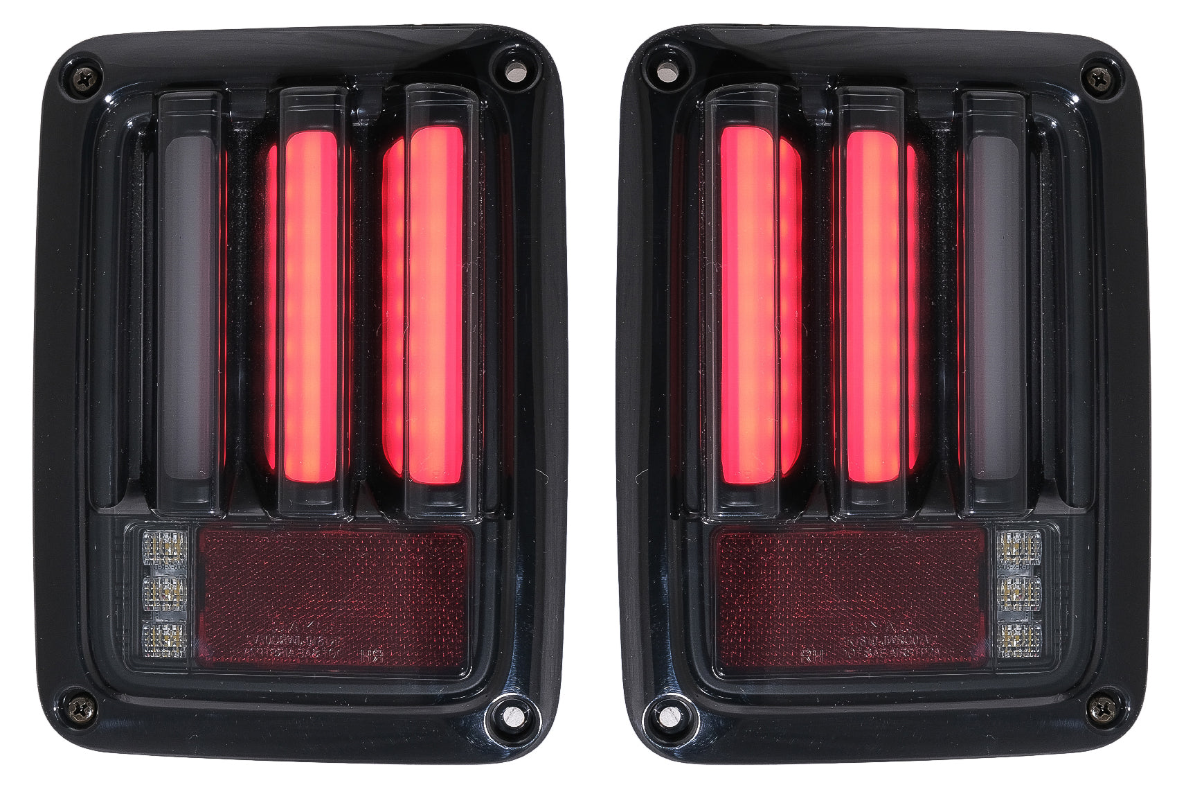 Full LED Rückleuchten für JEEP Wrangler JK 2007-2017 Rauch CarPartsTuning