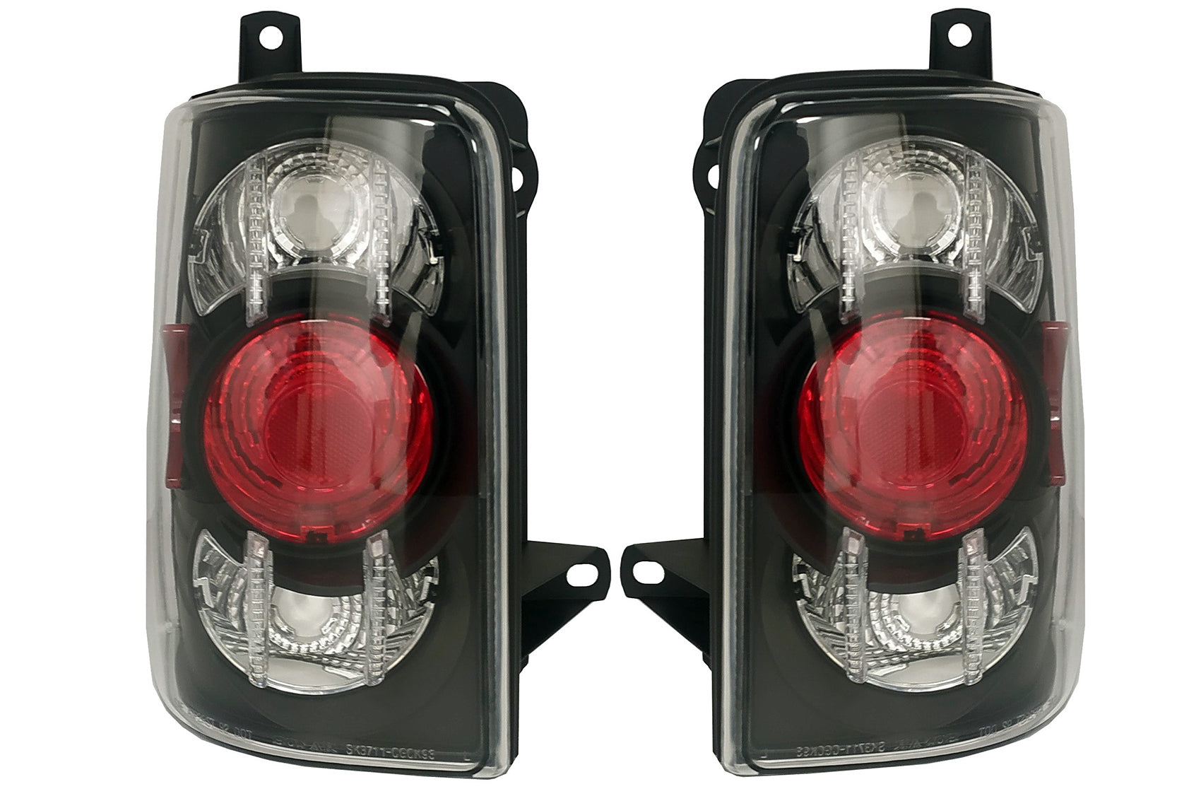 Rückleuchten Rücklichter für JEEP Grand Cherokee ZJ 1993-1999 Schwarz CarPartsTuning