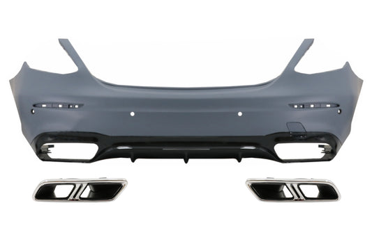 Heckstoßstange & Auspuff Tipps für Mercedes E-Klasse W213 2016-2019 E63 Look CarPartsTuning