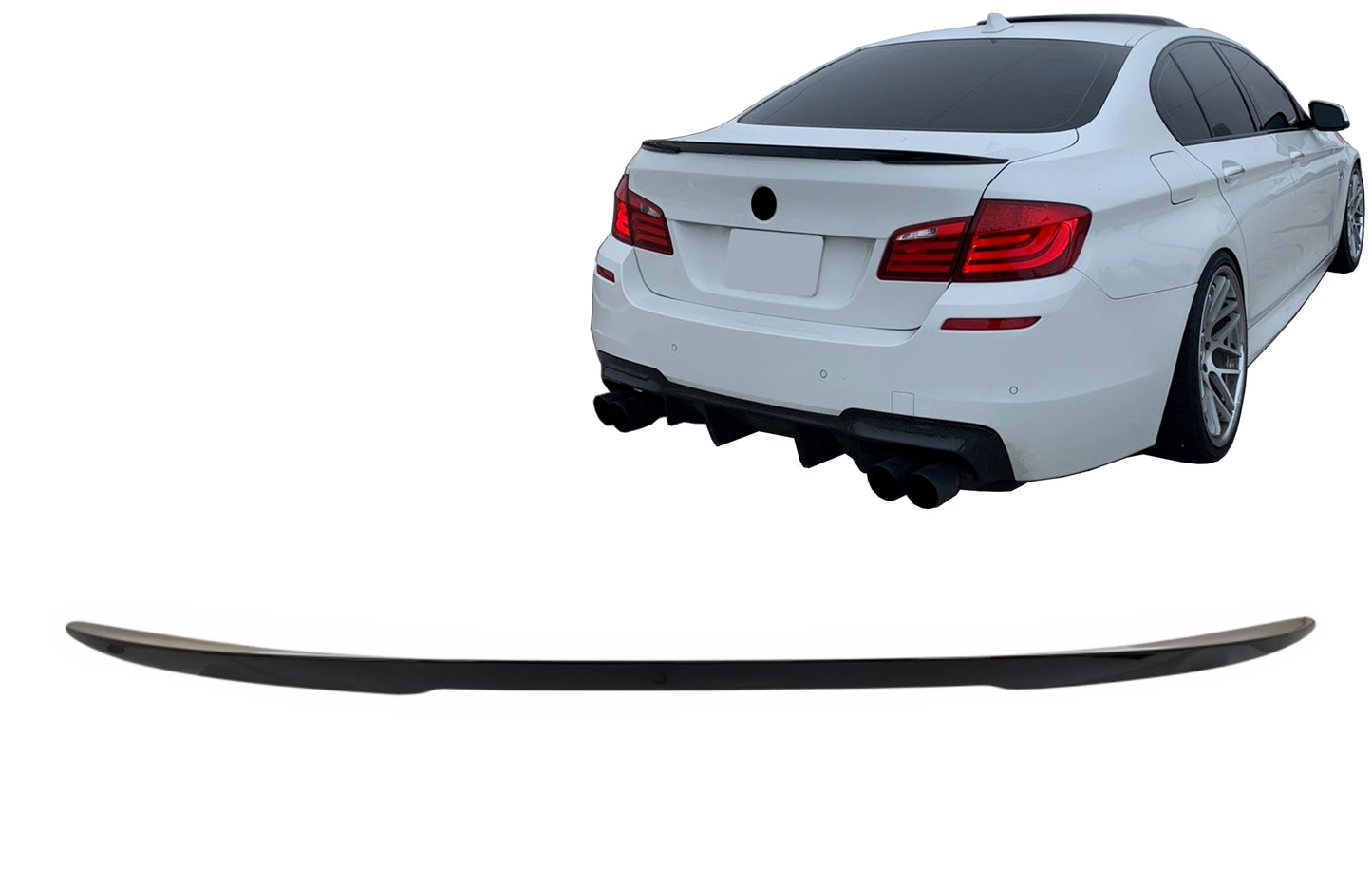 Kofferraumspoiler Spoiler für BMW F10 5er 2010-2017 M5 Look CarPartsTuning