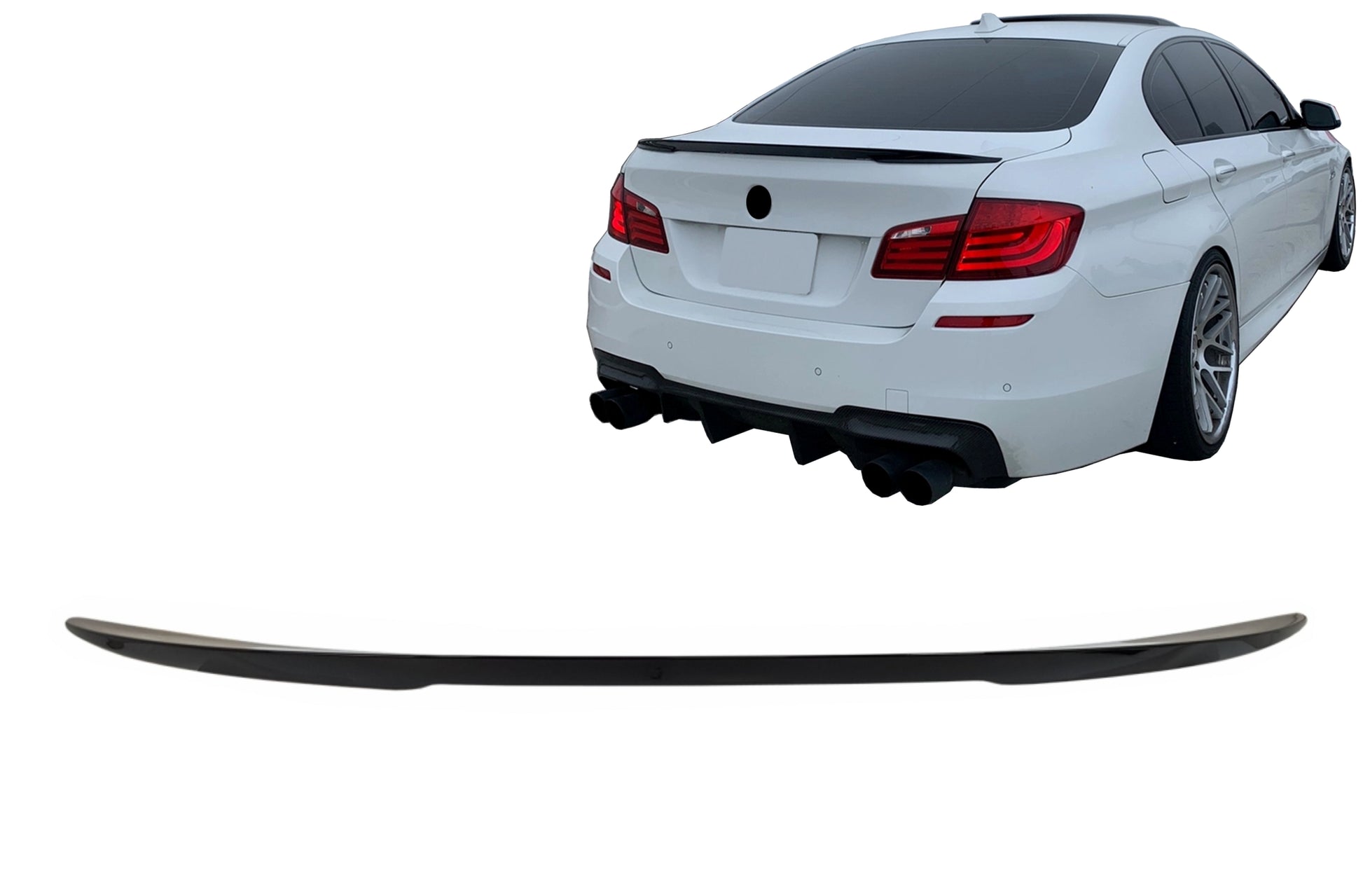 Kofferraumspoiler Spoiler für BMW F10 5er 2010-2017 M5 Look CarPartsTuning