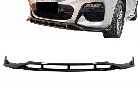 Spoilerlippe Frontstoßstange für BMW X4 G02 X4M 2018+ Glänzend schwarz CarPartsTuning