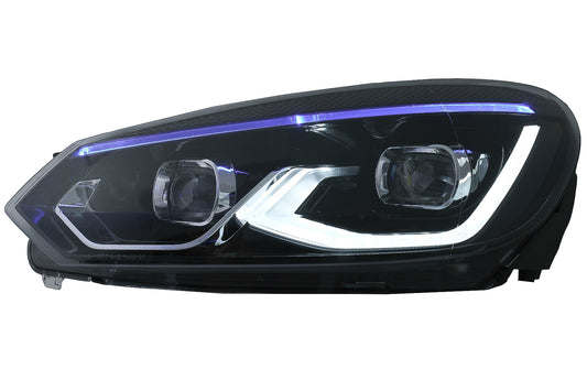 Full LED Scheinwerfer für VW Golf 6 08-13 Upgraden auf Golf 8 Look Dynamische Startup CarPartsTuning