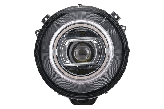 Full LED Scheinwerfer für Mercedes G W463 05-17 Chrom Facelift 2018 Look Start Up CarPartsTuning