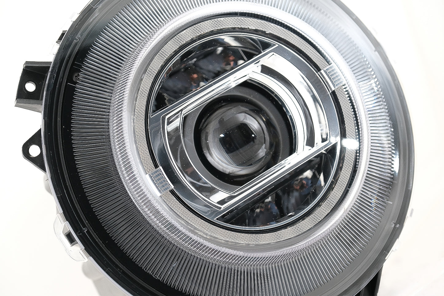 Full LED Scheinwerfer für Mercedes G W463 05-17 Chrom Facelift 2018 Look Start Up CarPartsTuning