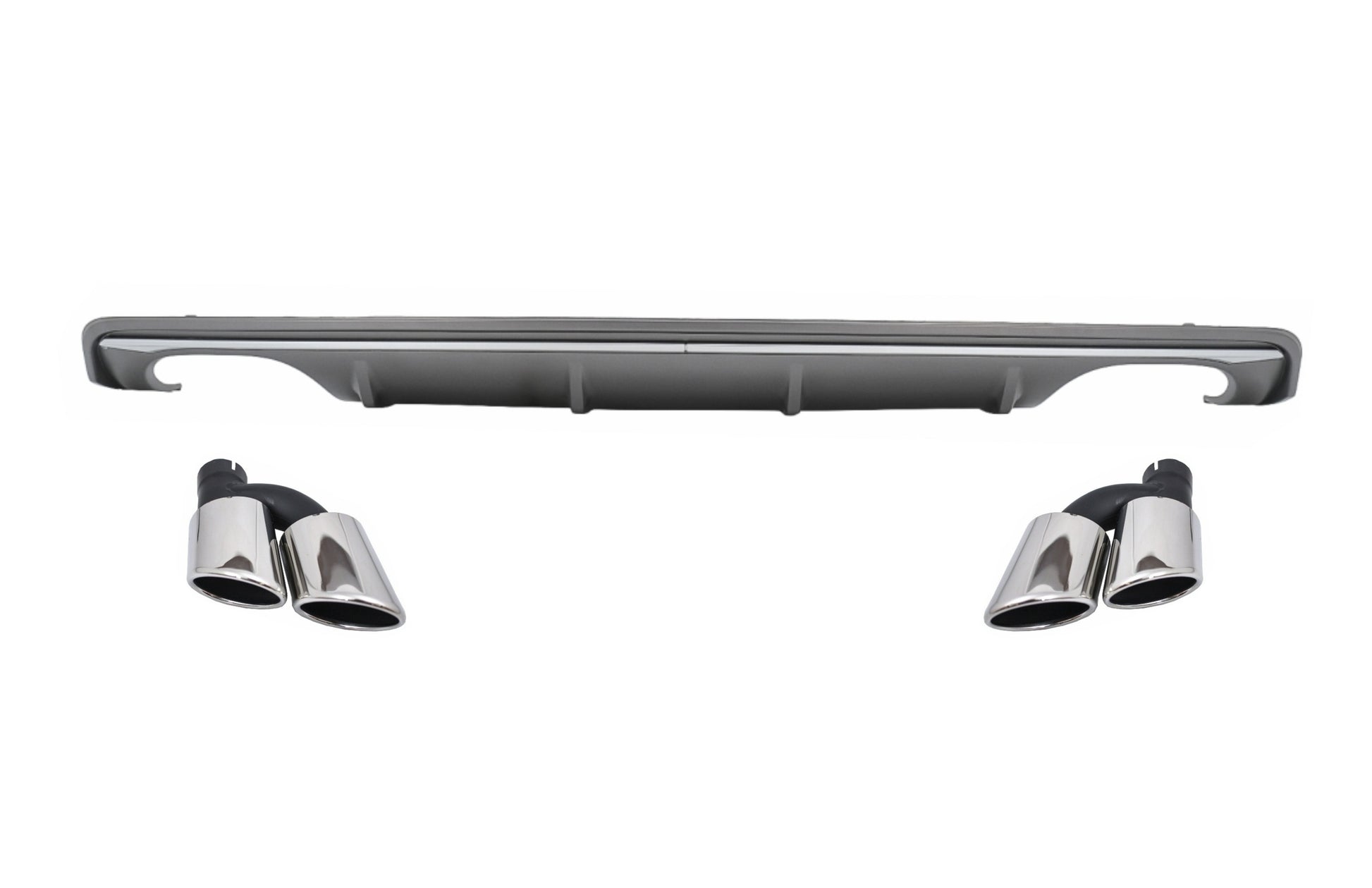 Heckstoßstangendiffusor für Audi A3 8V Limousine 12-15 Auspuffspitzen S3 Design CarPartsTuning