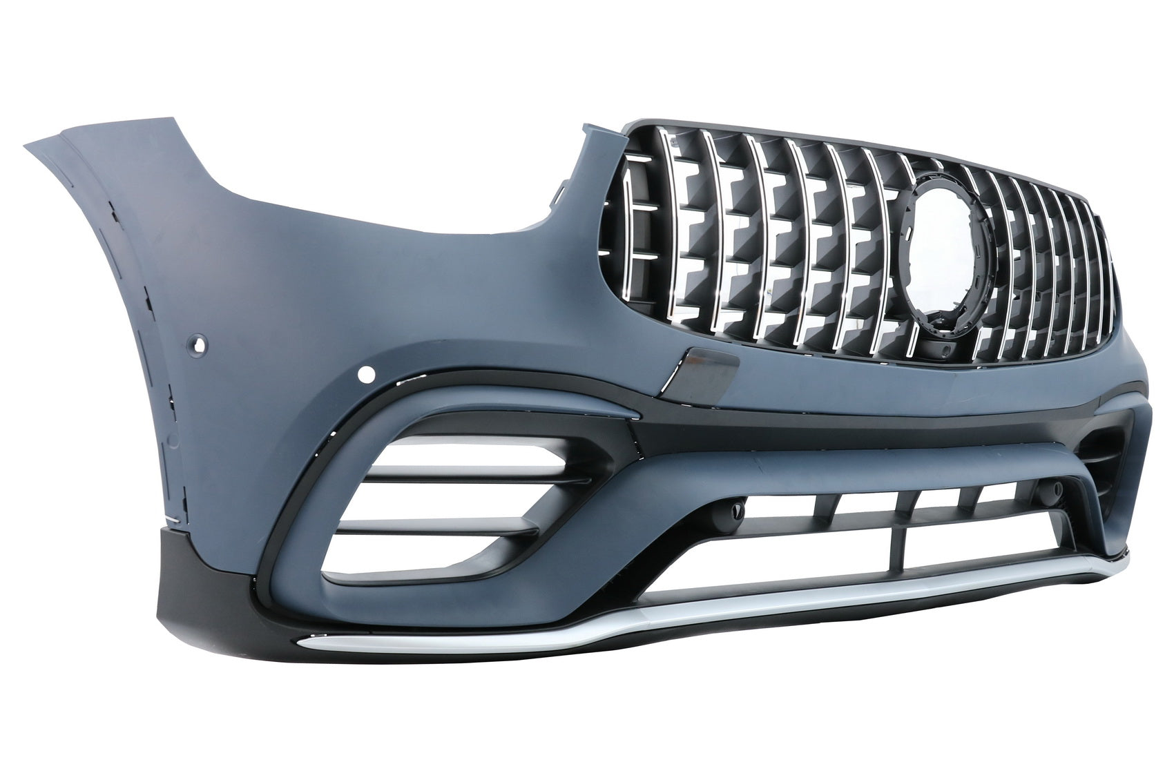 Bodykit für Mercedes GLC SUV Facelift X253 Facelift 20+ GLC63 Look Schwarz Silber CarPartsTuning