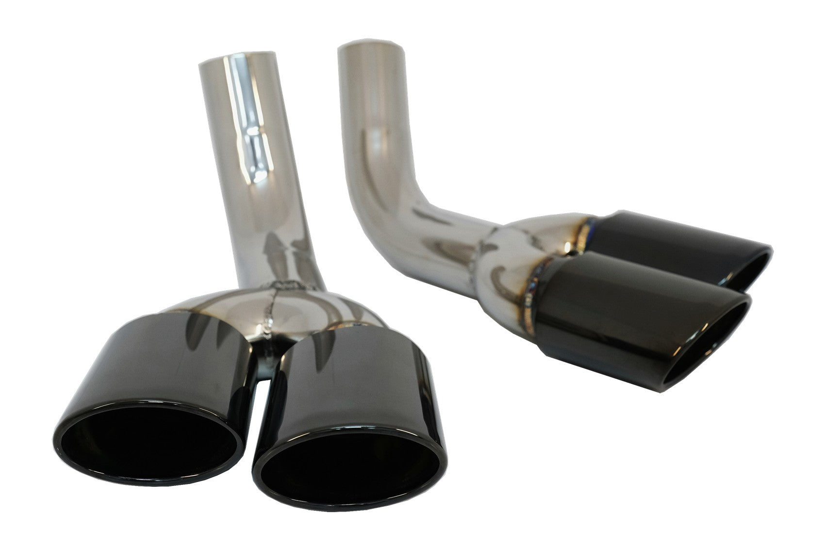Auspuff Schalldämpfer Tipps Schwarz für Mercedes G-Klasse W463 G500 G55 G63 G65 1998-2018 CarPartsTuning