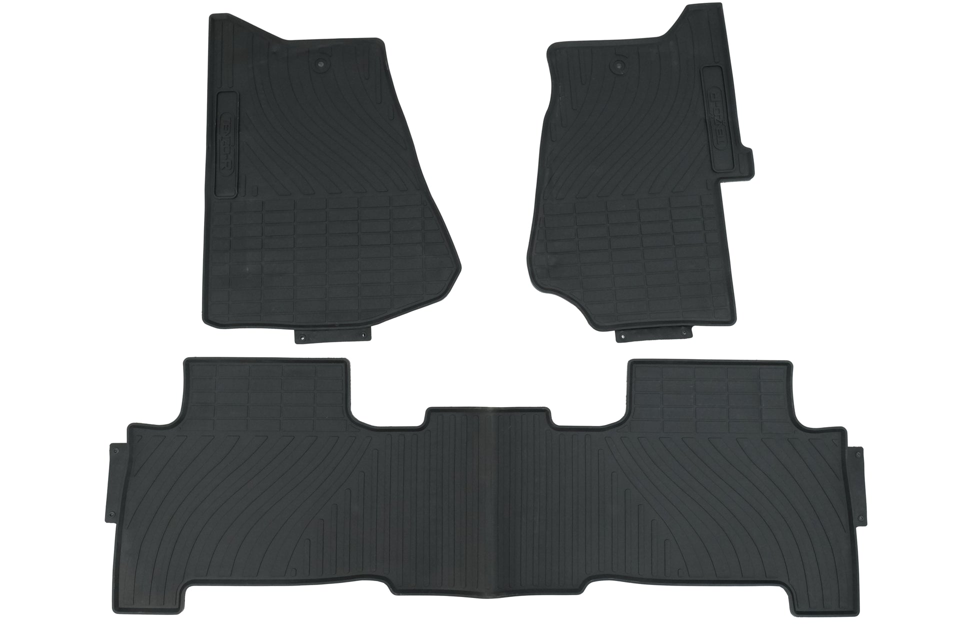 Premium Tenzo-R Bodenmatte Gummi Schwarz für Range Rover Sport L320 2005-2013 CarPartsTuning
