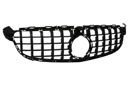 Gitter für Mercedes C-Klasse C63 C63S W205 S205 A205 C205 18-20 360 Kamera Schwarz CarPartsTuning