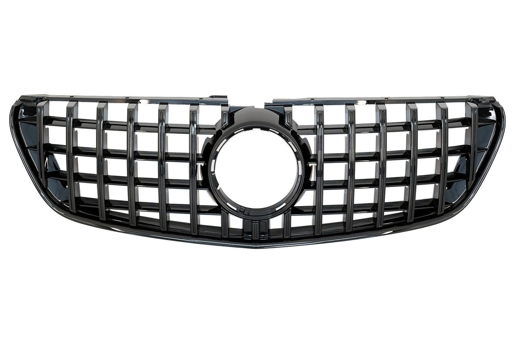 Gitter für Mercedes V-Klasse W447 2014-03.2019 GT R Panamericana Look Alles schwarz CarPartsTuning