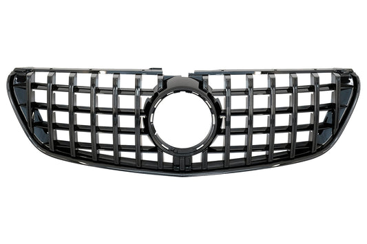 Gitter für Mercedes V-Klasse W447 2014-03.2019 GT R Panamericana Look Alles schwarz CarPartsTuning