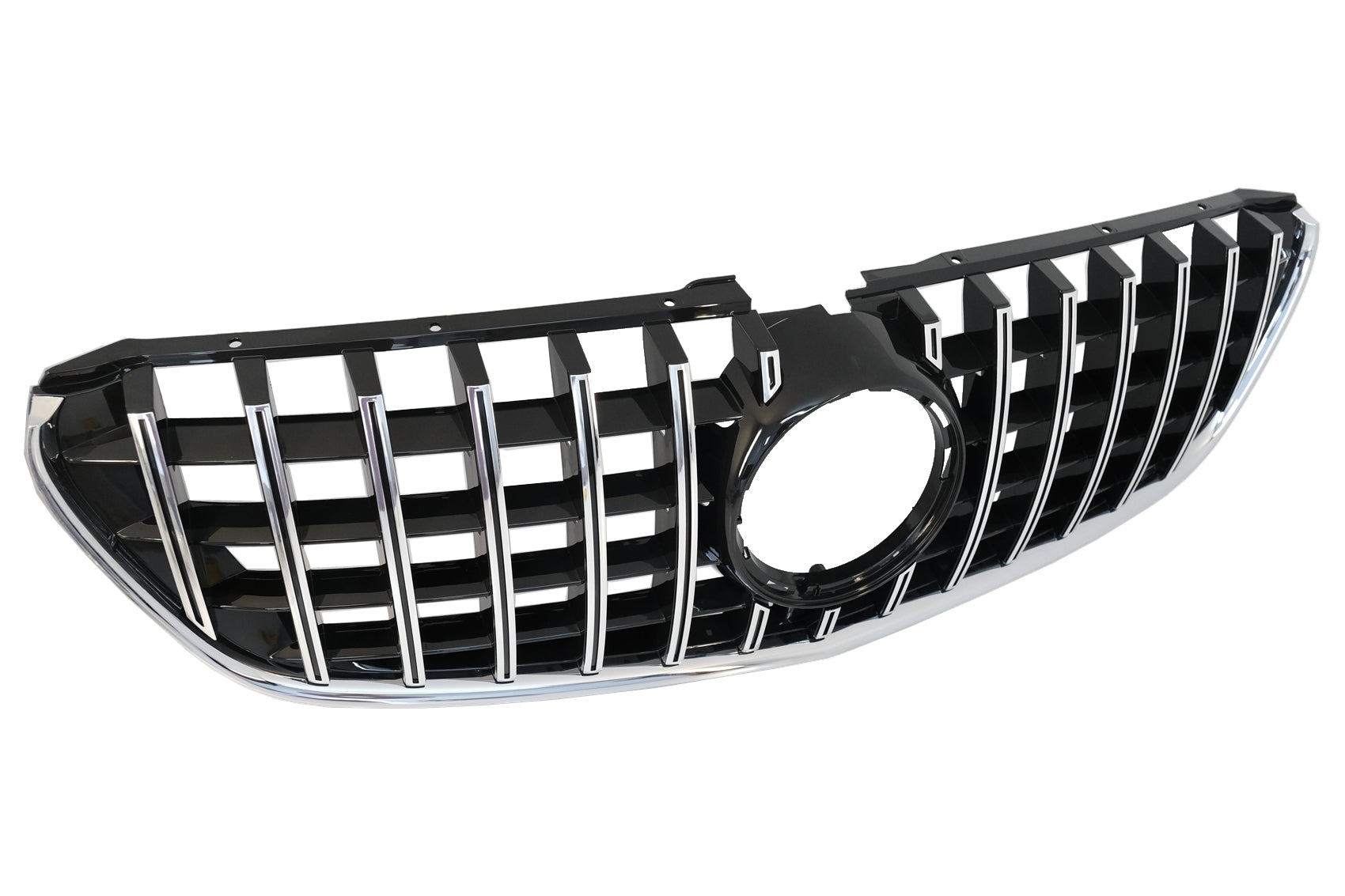 Gitter für Mercedes V-Klasse W447 2014-03.2019 GTR Panamericana Look Schwarz Chrom CarPartsTuning