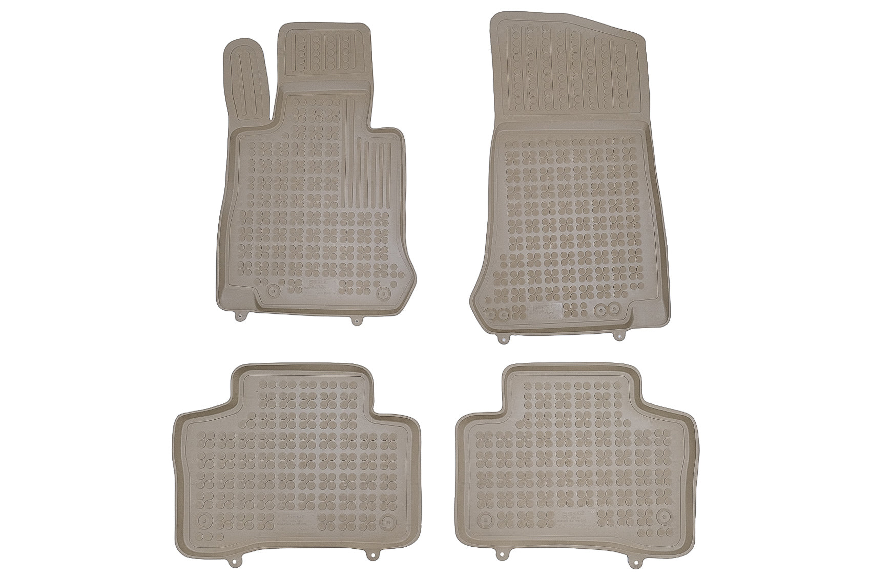 Fußboden Matte Gummi Beige für Mercedes GLC X253 15-18 20+ GLC Coupe C253 15-18 20+ CarPartsTuning