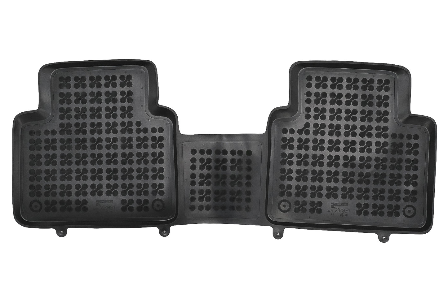 Fußmatten Gummi Schwarz für Renault ZOE ZE50 2019+ Geruchsfrei 3 cm Kante CarPartsTuning