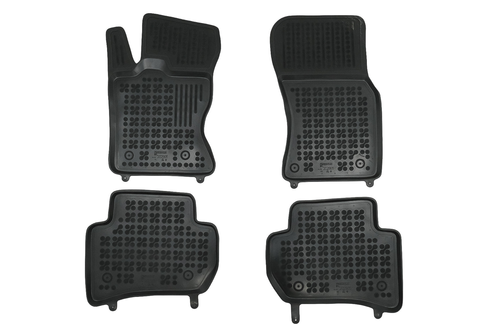 Gummibodenmatte Schwarz für Land Rover Discovery Sport L550 Geruchlos Dedicated CarPartsTuning