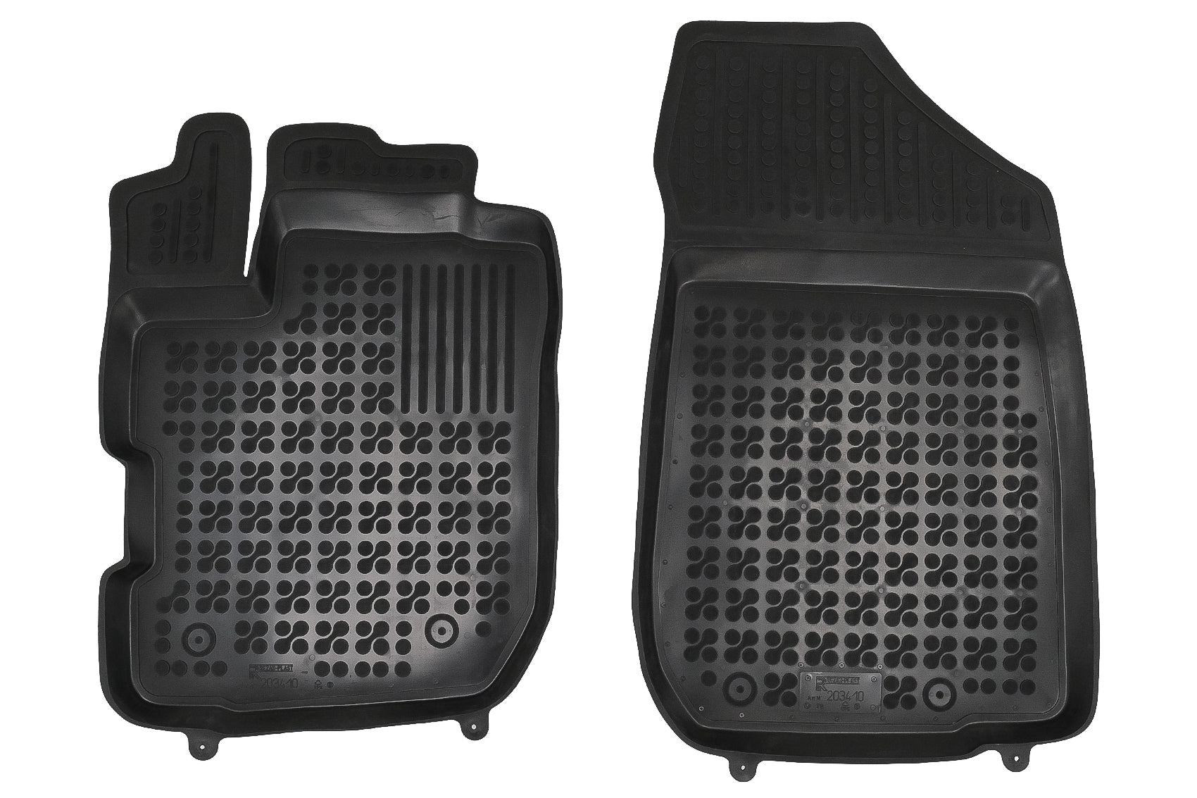 Fußmatten Gummi Schwarz Passend Für Dacia Dacia Sandero II Stepway Version 4x4 (2019) Rezaw Plast
