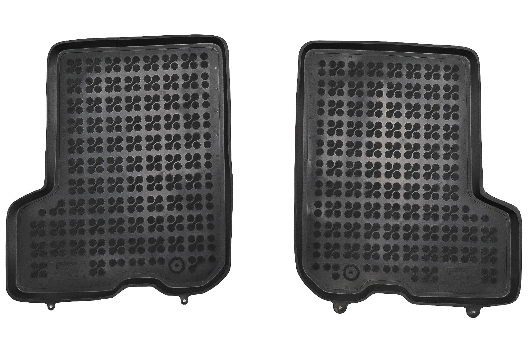 Fußmatten Gummi Schwarz Passend Für Dacia Dacia Sandero II Stepway Version 4x4 (2019) Rezaw Plast