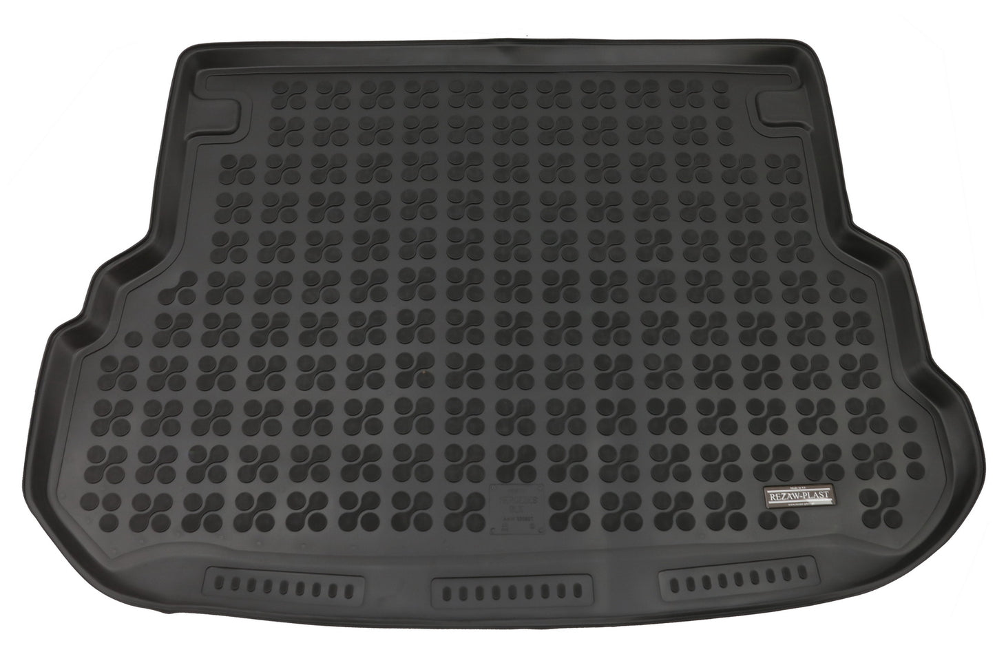 Gummi Kofferraummatte Schwarz für Mercedes GLK SUV X204 08-15 Geruchsfreier erhöhter Rand CarPartsTuning