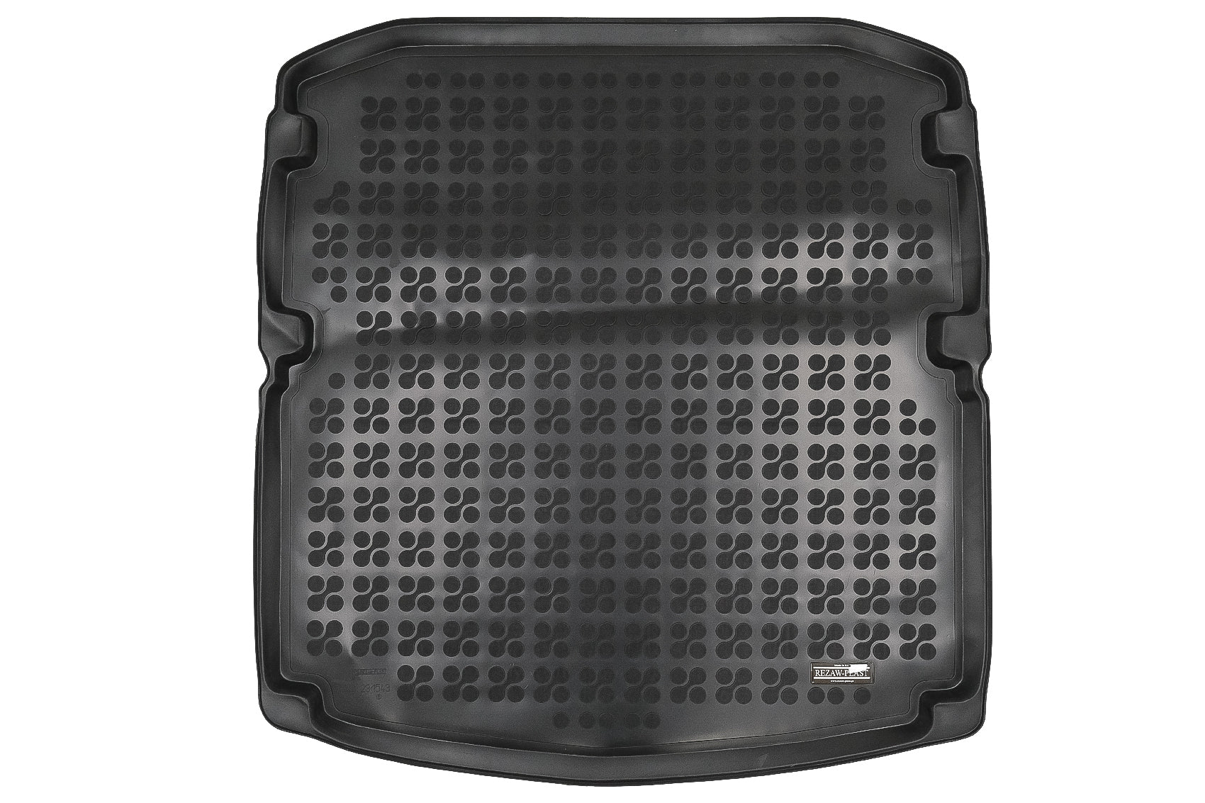 Gummi Kofferraummatte Schwarz für Skoda OCTAVIA IV Kombi 19+ Geruchsfrei 3cm Rand CarPartsTuning