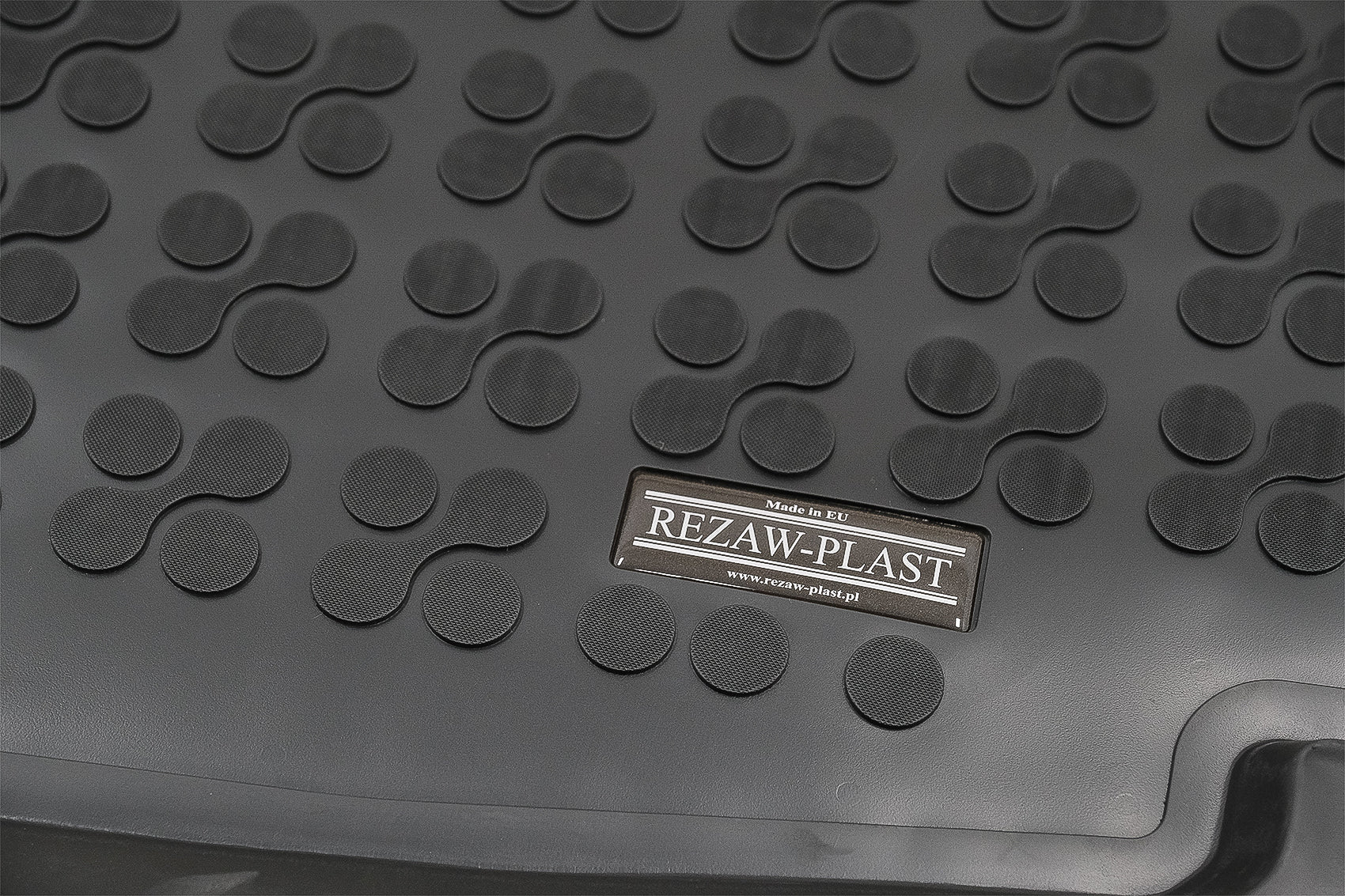 Gummi Kofferraummatte Schwarz für Skoda OCTAVIA IV Kombi 19+ Geruchsfrei 3cm Rand CarPartsTuning