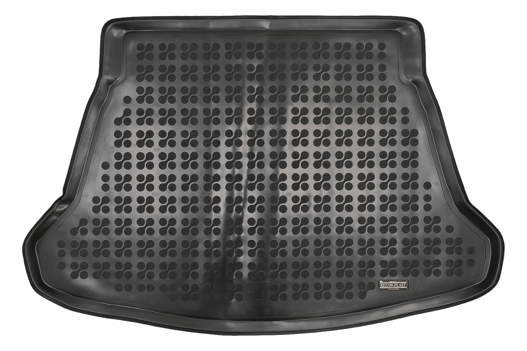 Kofferraummatte Gummi Schwarz für Toyota Prius IV XW50 2015+ 3 cm Kante Geruchsfrei CarPartsTuning