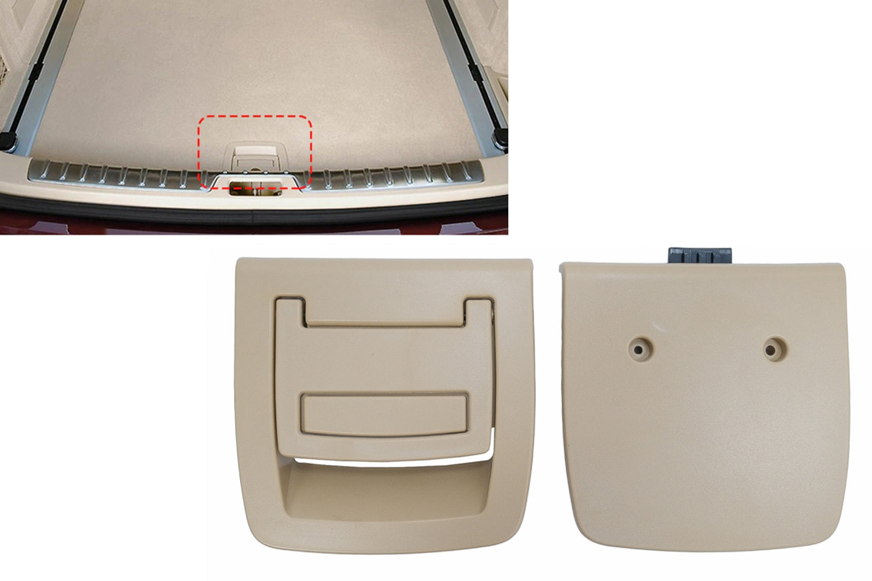 Innenraum Kofferraummatte Bodenteppich Griff Beige Passend Für BMW 5er E61 (2003-2010) X5 E70 (2007-2013) X6 E71 E72 (2008-2015) KITT