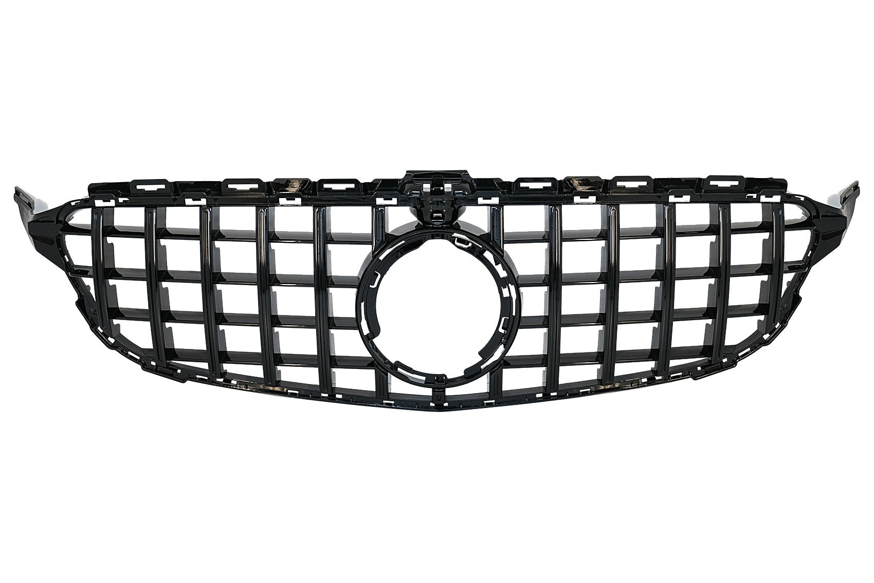 Gitter für Mercedes W205 S205 A205 C205 Facelift 03.2018-2020 mit Kamera Schwarz CarPartsTuning