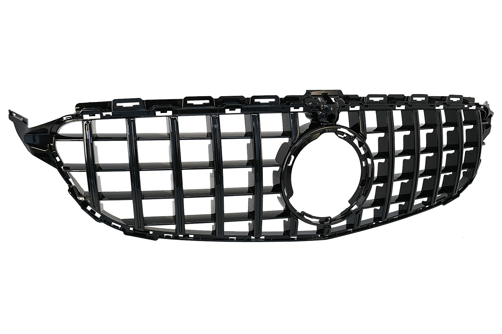 Gitter für Mercedes W205 S205 A205 C205 Facelift 03.2018-2020 mit Kamera Schwarz CarPartsTuning