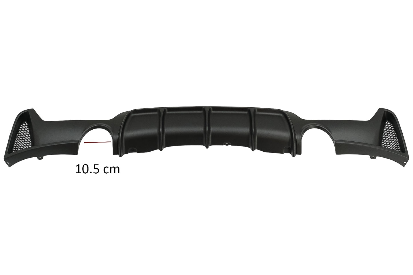 Heckstoßstangendiffusor Passend Für BMW 4er F32 F33 F36 (2013-2019) Coupe Cabrio M Design Twin SinGLE Outlet KITT