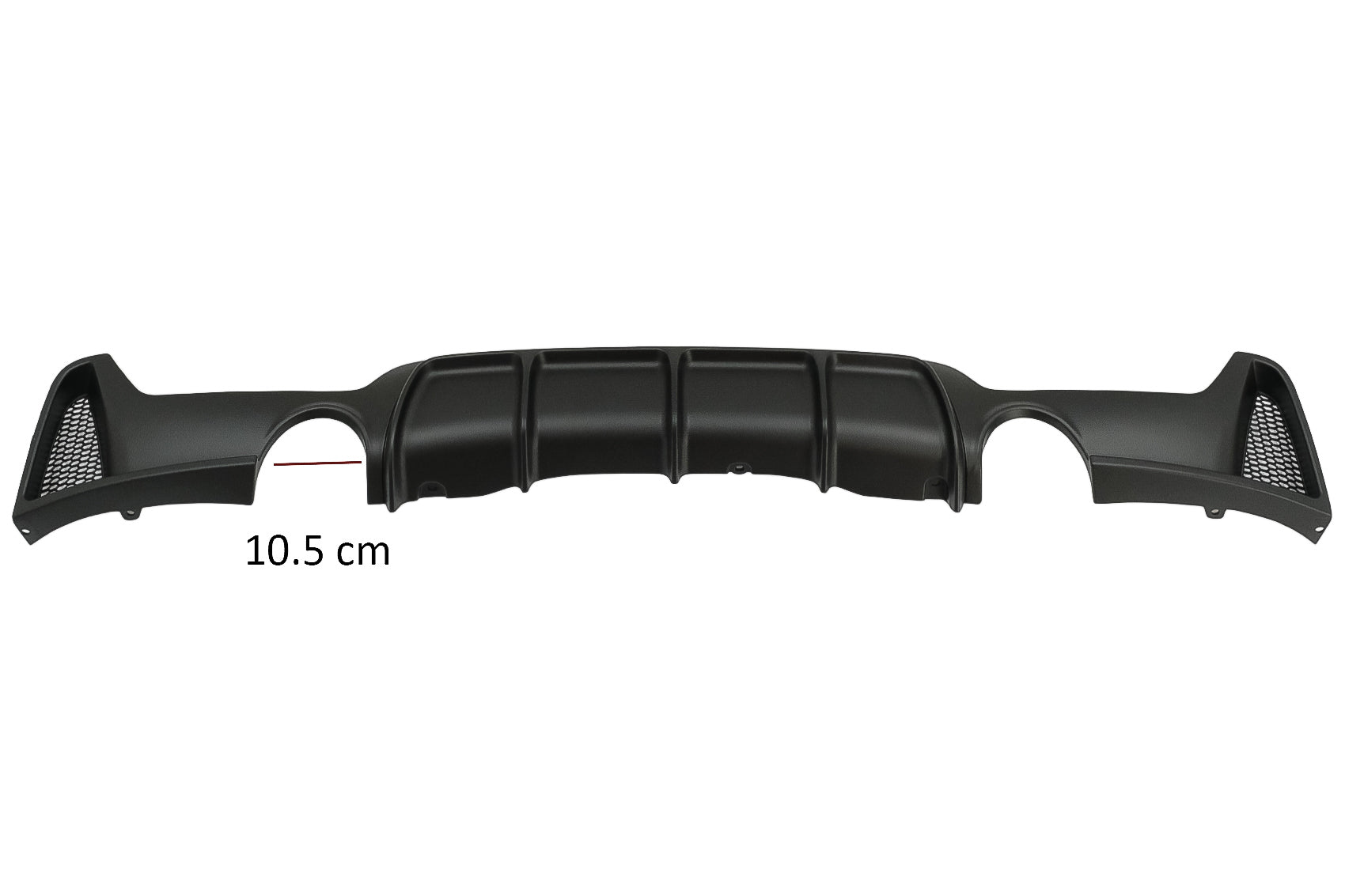 Heckstoßstangendiffusor Passend Für BMW 4er F32 F33 F36 (2013-2019) Coupe Cabrio M Design Twin SinGLE Outlet KITT