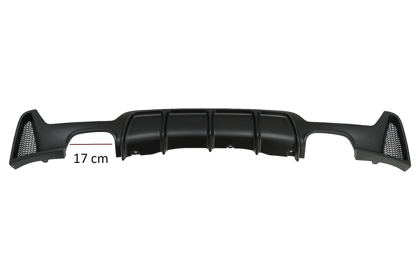 Heckstoßstangendiffusor Passend Für BMW 4er F32 F33 F36 (2013-2019) Coupe Cabrio M Design Twin Double Outlet KITT